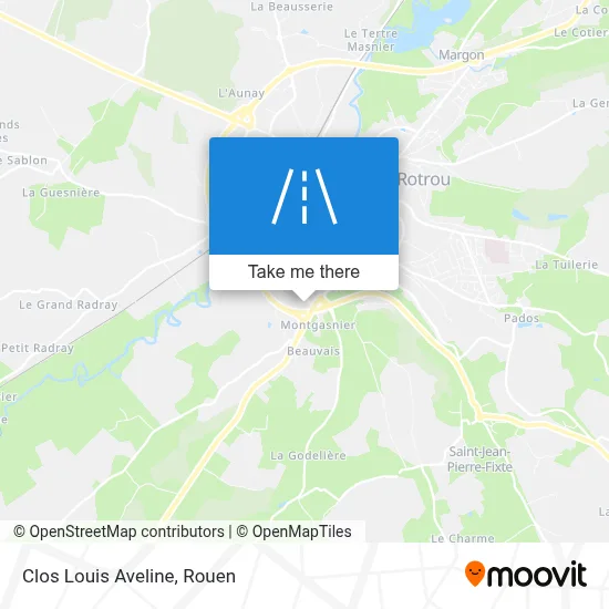 Clos Louis Aveline map