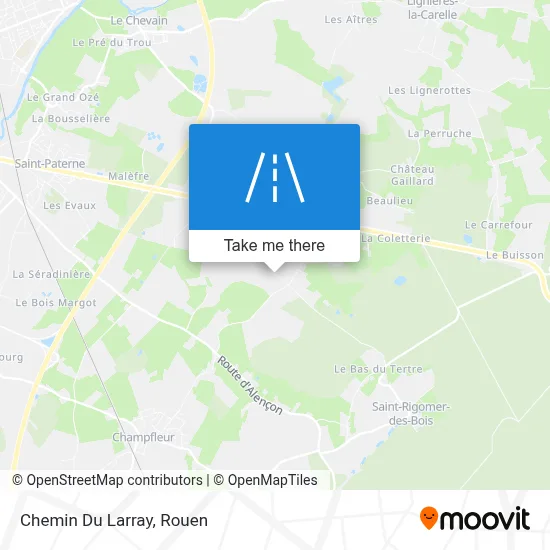 Mapa Chemin Du Larray