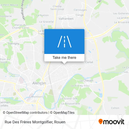 Rue Des Frères Montgolfier map