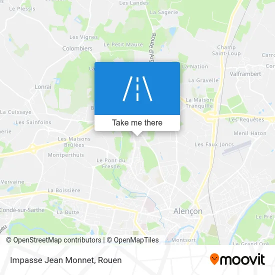 Impasse Jean Monnet map