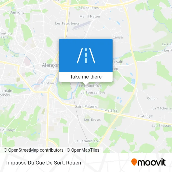 Impasse Du Gué De Sort map