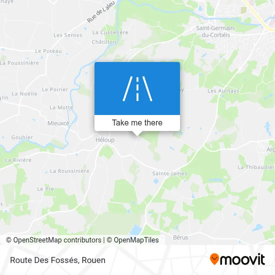 Route Des Fossés map