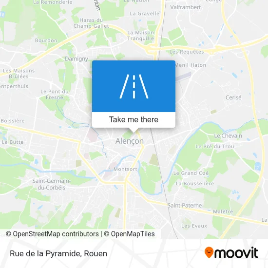 Rue De La Pyramide map