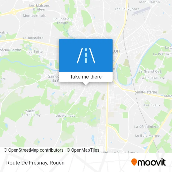 Route De Fresnay map