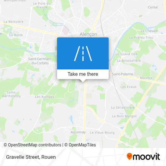 Rue De La Gravelle map