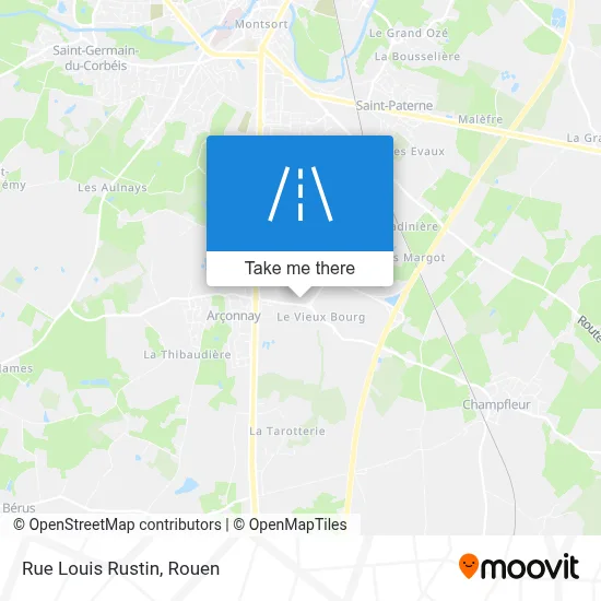 Rue Louis Rustin map