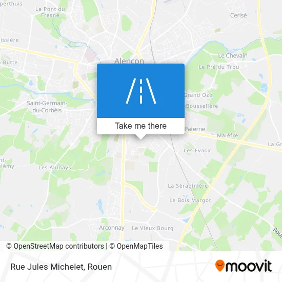 Rue Jules Michelet map