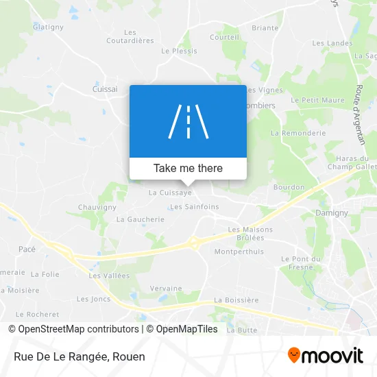 Rue De Le Rangée map