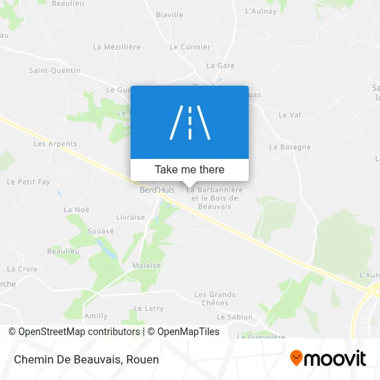 Chemin De Beauvais map
