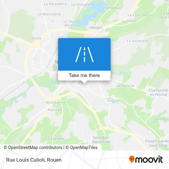 Mapa Rue Louis Culioli