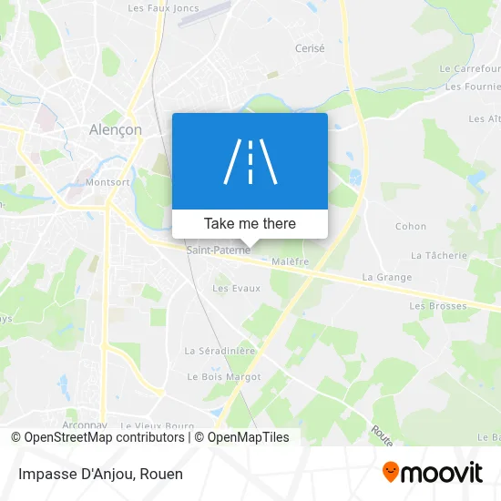 Impasse D'Anjou map