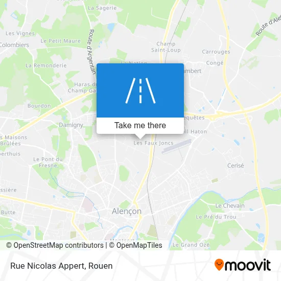 Mapa Rue Nicolas Appert