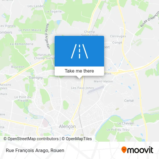 Rue François Arago map