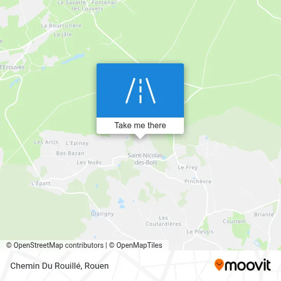 Chemin Du Rouillé map
