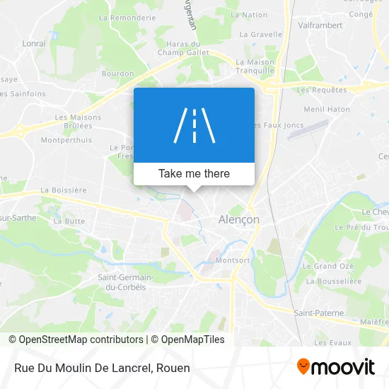 Rue Du Moulin De Lancrel map