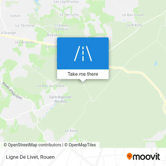 Ligne De Livet map
