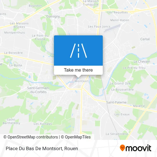 Place Du Bas De Montsort map