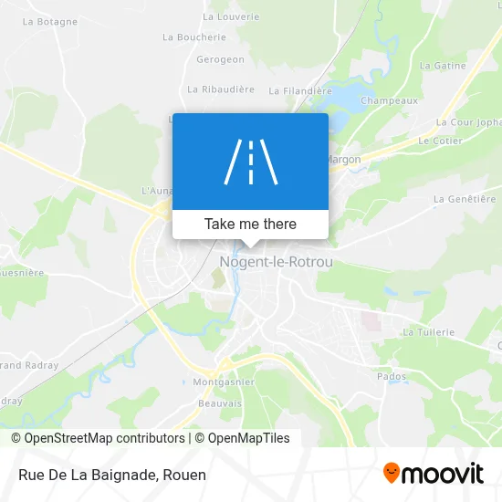 Rue De La Baignade map