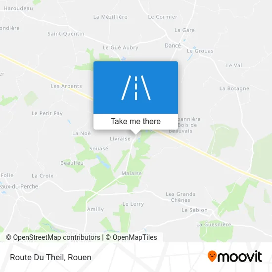 Route Du Theil map