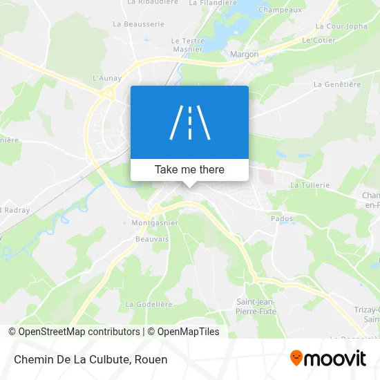 Chemin De La Culbute map