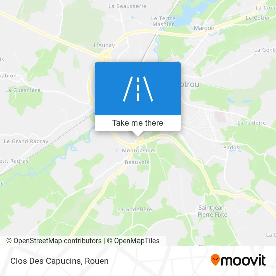 Clos Des Capucins map