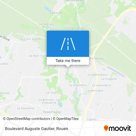 Boulevard Auguste Gautier map