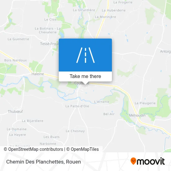 Chemin Des Planchettes map
