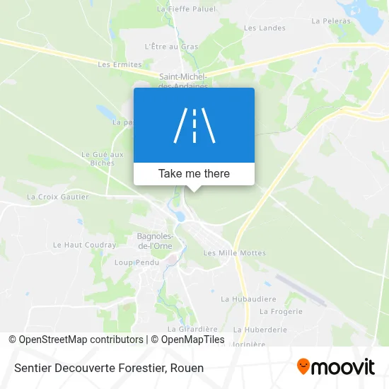 Sentier Decouverte Forestier map