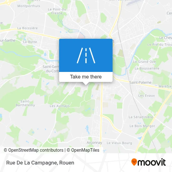 Rue De La Campagne map
