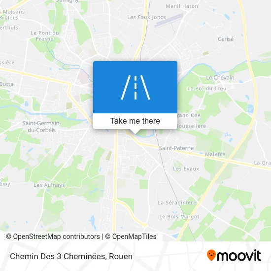 Chemin Des 3 Cheminées map