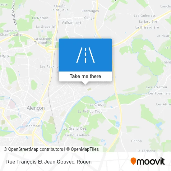 Rue François Et Jean Goavec map