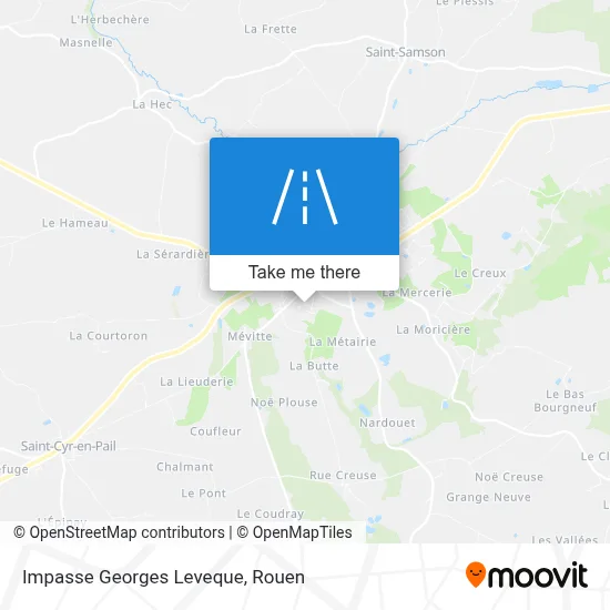 Impasse Georges Leveque map