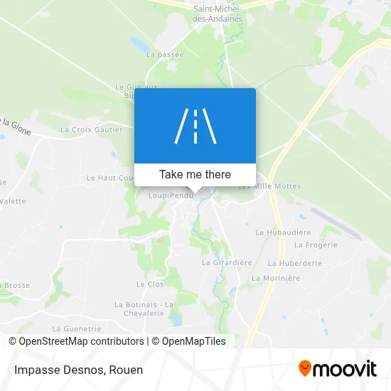 Impasse Desnos map