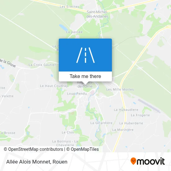 Allée Alois Monnet map