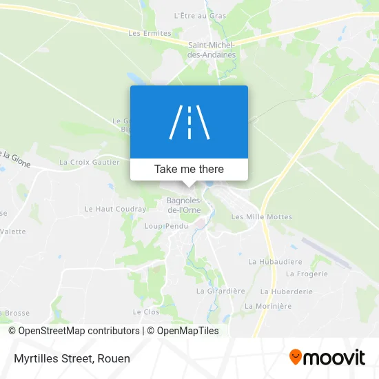 Rue Des Myrtilles map