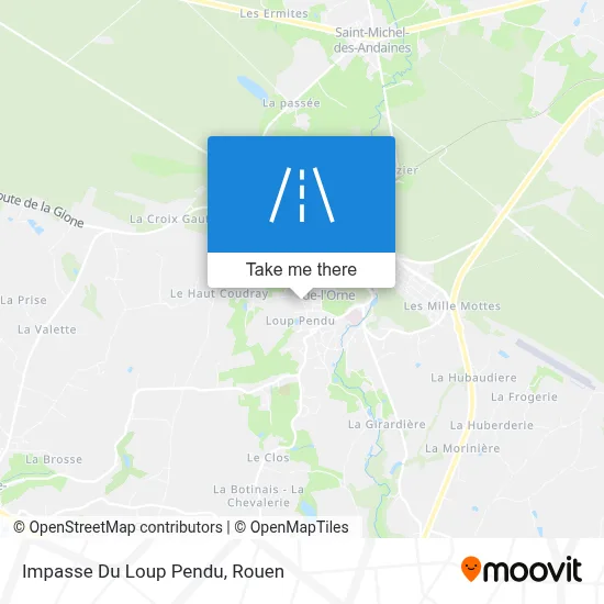 Impasse Du Loup Pendu map