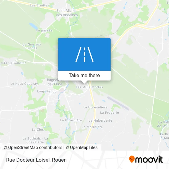 Mapa Rue Docteur Loisel