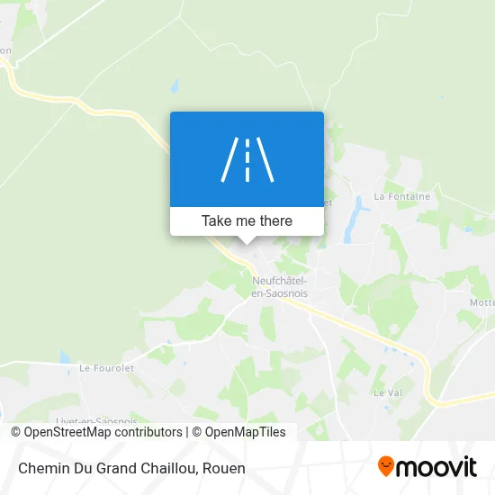 Mapa Chemin Du Grand Chaillou