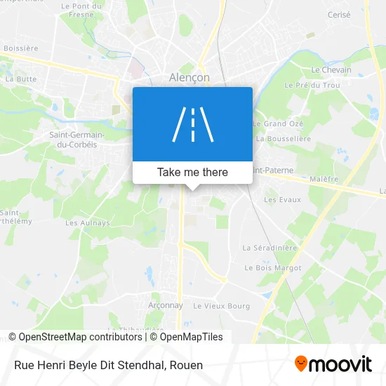 Rue Henri Beyle Dit Stendhal map