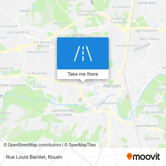 Rue Louis Barillet map
