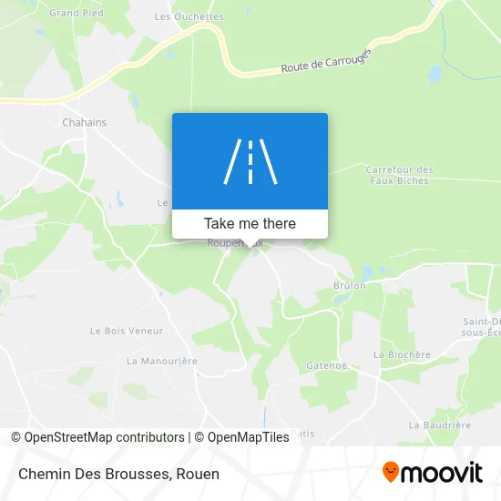 Chemin Des Brousses map