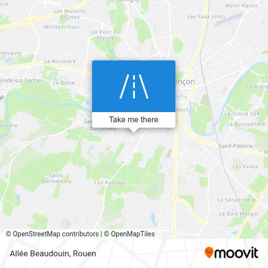 Allée Beaudouin map