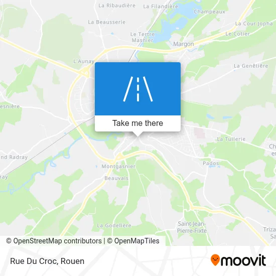 Rue Du Croc map