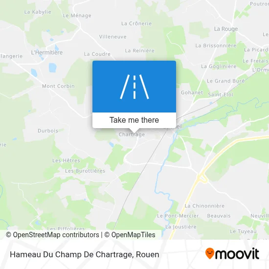 Hameau Du Champ De Chartrage map