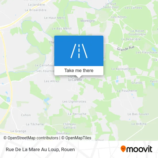 Rue De La Mare Au Loup map