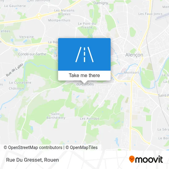 Rue Du Gresset map
