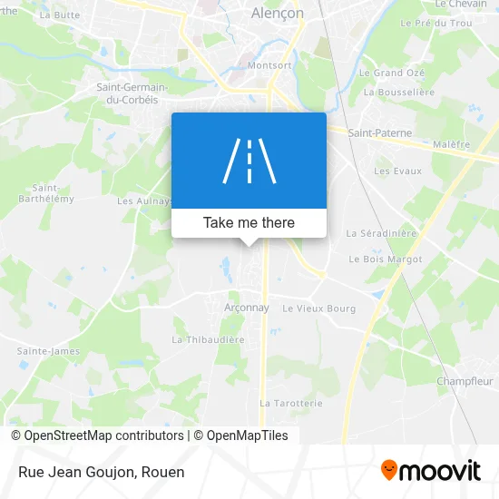 Mapa Rue Jean Goujon