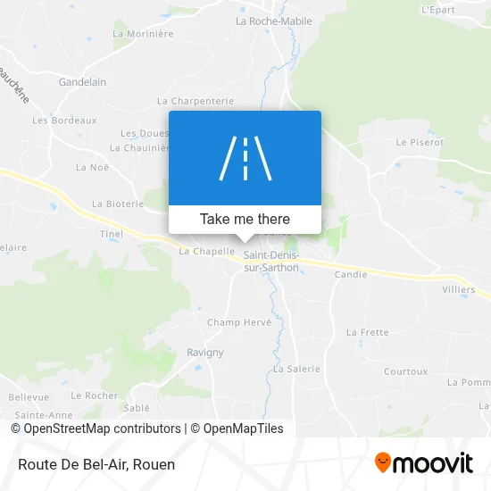 Route De Bel-Air map