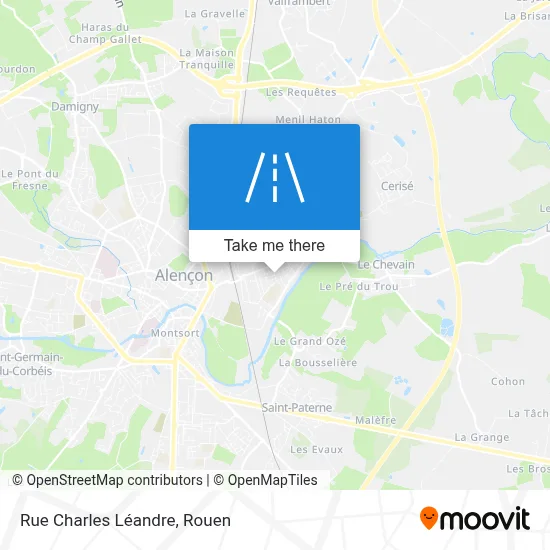 Rue Charles Léandre map