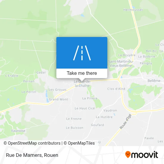 Rue De Mamers map